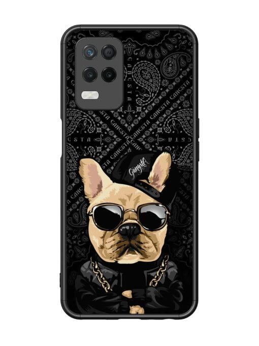 Gangsta Cool Sunmetales Dog Glossy Metal Phone Cover for Realme 8 (5G)