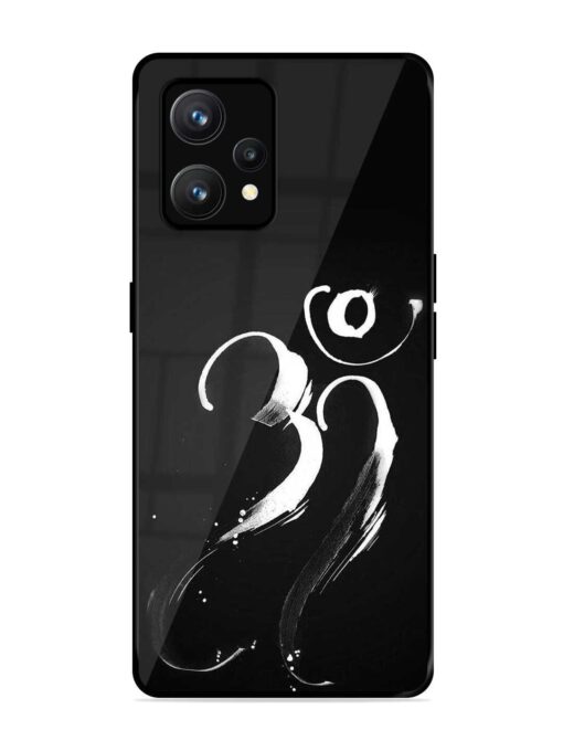 Om Logo Glossy Metal Phone Cover for Realme 9 (4G)