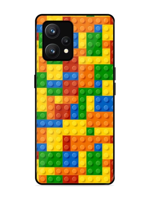 Building Blocks Glossy Metal TPU Phone Cover for Realme 9 (4G)