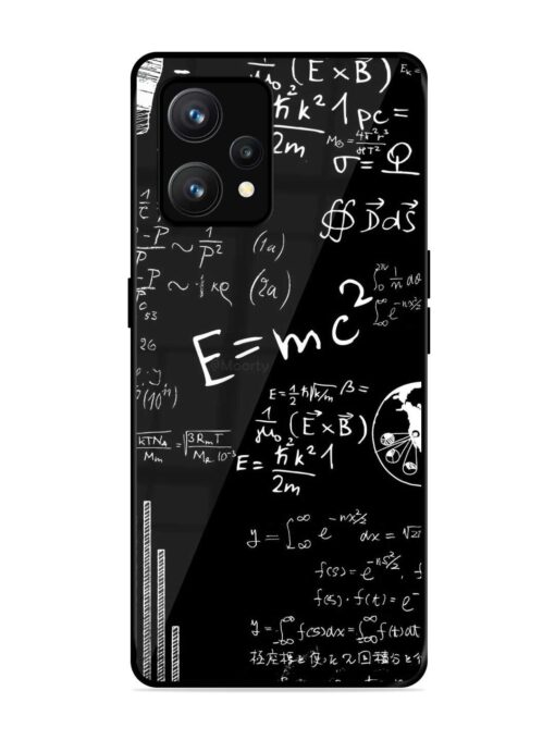 E=Mc2 Mass?Energy Equivalence Glossy Metal Phone Cover for Realme 9 (4G)