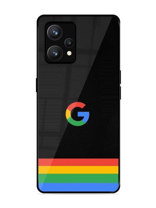 Google Logo Art Glossy Metal Phone Cover for Realme 9 (4G)