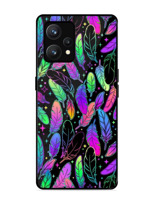 Bright Multi Colored Seamless Glossy Metal Phone Cover for Realme 9 (4G)