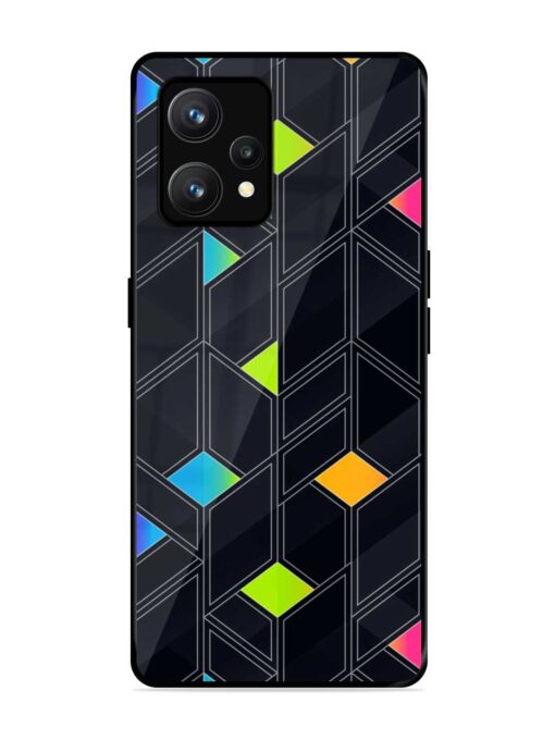 Abstract Mosaic Seamless Glossy Metal Phone Cover for Realme 9 (4G)