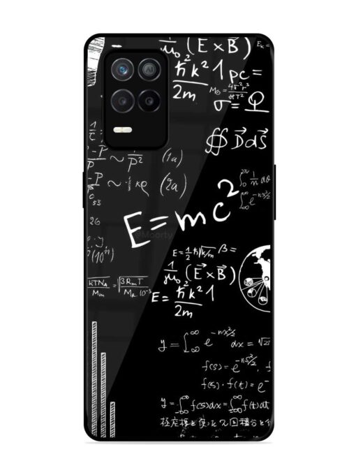 E=Mc2 Mass?Energy Equivalence Glossy Metal Phone Cover for Realme 9 (5G) Zapvi