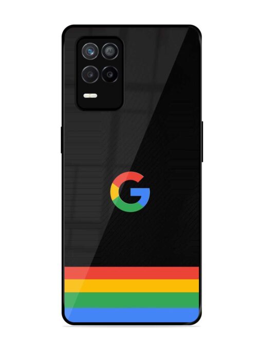 Google Logo Art Glossy Metal Phone Cover for Realme 9 (5G)