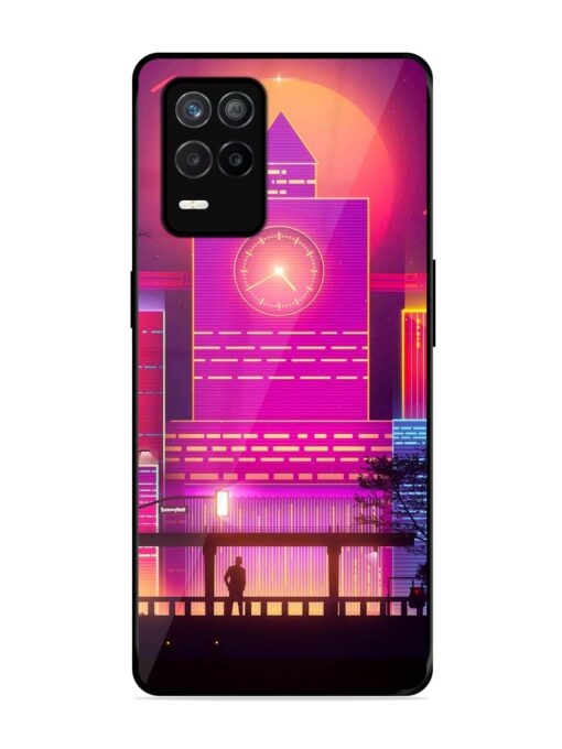 Clock Tower Glossy Metal TPU Phone Cover for Realme 9 (5G)