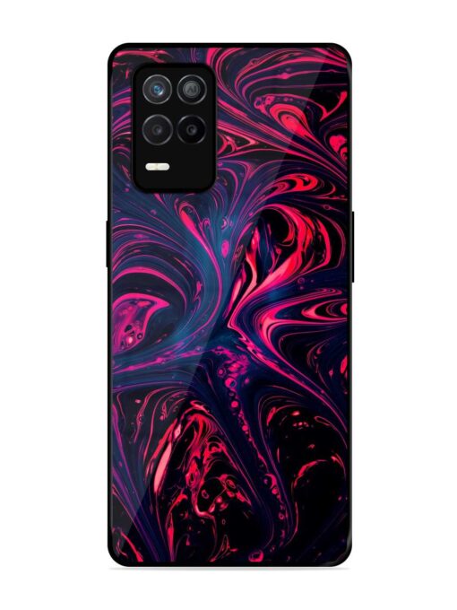 Abstract Background Glossy Metal Phone Cover for Realme 9 (5G) Zapvi