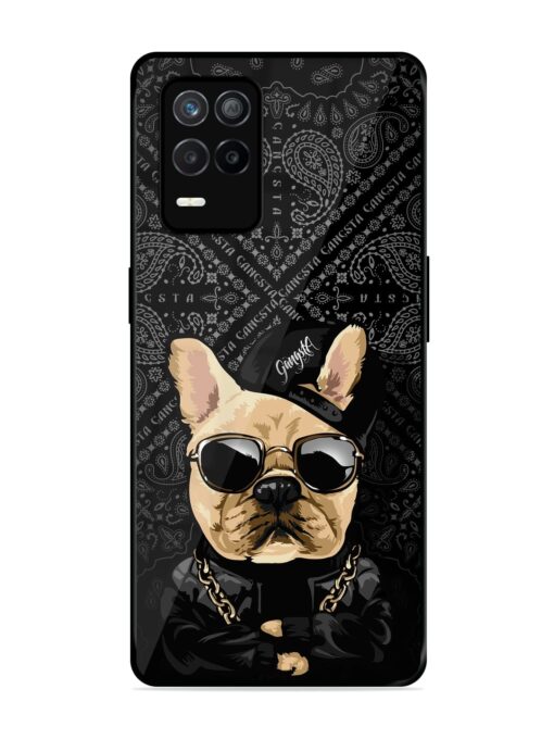 Gangsta Cool Sunmetales Dog Glossy Metal Phone Cover for Realme 9 (5G)