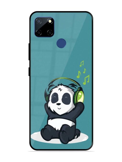 Music Panda Glossy Metal Phone Cover for Realme C12 Zapvi