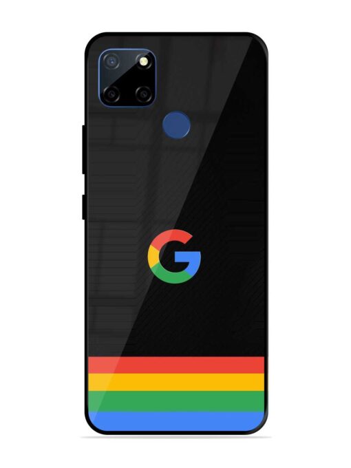 Google Logo Art Glossy Metal Phone Cover for Realme C12 Zapvi