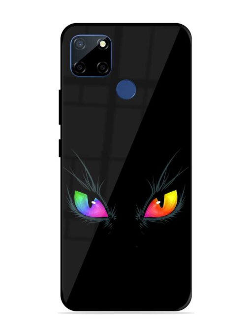 Cat Eyes Glossy Metal Phone Cover for Realme C12