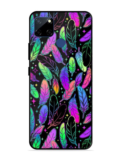 Bright Multi Colored Seamless Glossy Metal Phone Cover for Realme C12 Zapvi