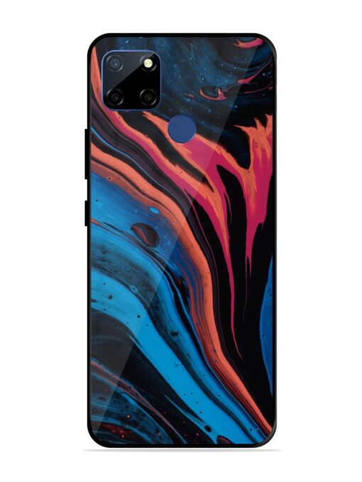 Liquefied Art Glossy Metal TPU Phone Cover for Realme C12