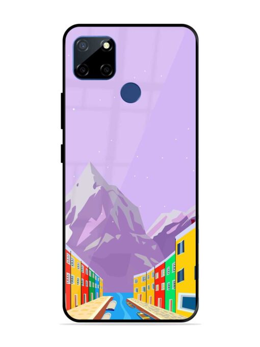 Venice City Illustration Glossy Metal Phone Cover for Realme C12