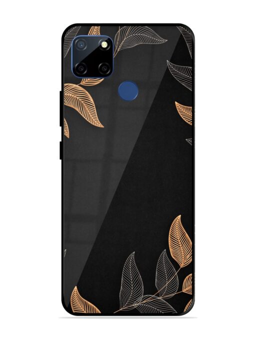 Foliage Art Glossy Metal Phone Cover for Realme C12 Zapvi