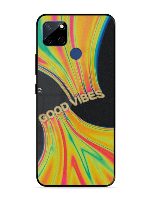 Good Vibes Glossy Metal Phone Cover for Realme C12