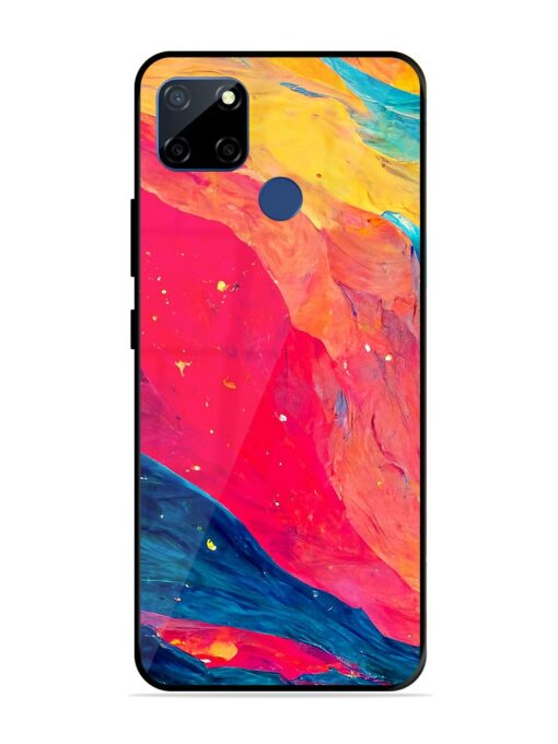 Starry Night Glossy Metal Phone Cover for Realme C12 Zapvi