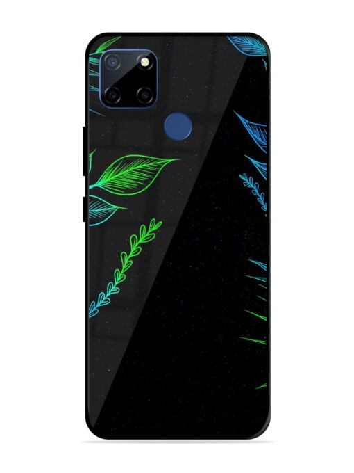 Aesthetic Neon Glossy Metal Phone Cover for Realme C12