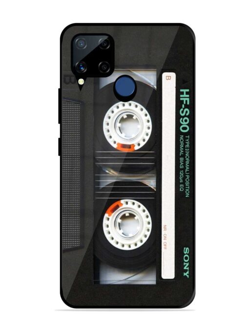 Sony Hf-S90 Cassette Glossy Metal Phone Cover for Realme C15 Zapvi