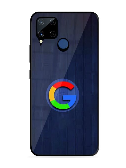 Google Logo Printed Glossy Metal TPU Phone Cover for Realme C15 Zapvi