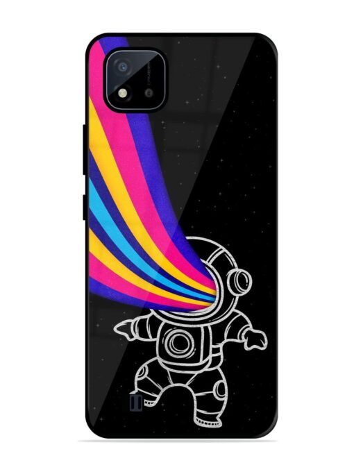 Astronaut Glossy Metal TPU Phone Cover for Realme C20