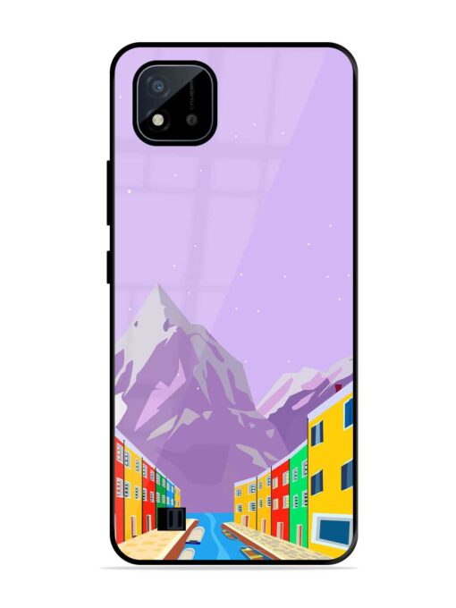 Venice City Illustration Glossy Metal Phone Cover for Realme C20 Zapvi