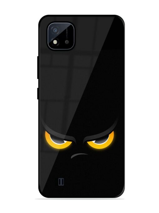 Scary Yellow Eye Glossy Metal TPU Phone Cover for Realme C20