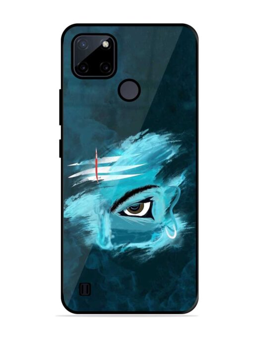 Lord Shiva Glossy Metal Phone Cover for Realme C21Y Zapvi