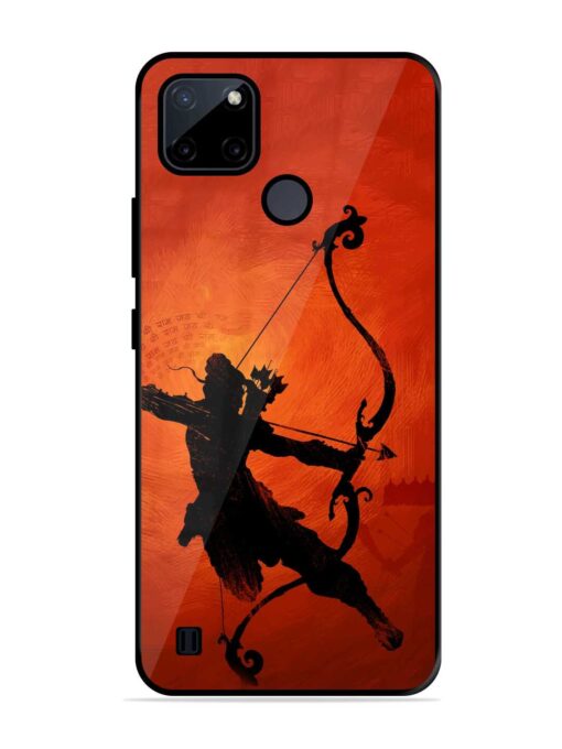 Illustration Lord Rama Glossy Metal Phone Cover for Realme C21Y