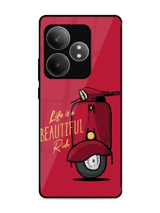 Life Is Beautiful Rides Glossy Metal Phone Cover for Realme Gt 6T (5G) Zapvi