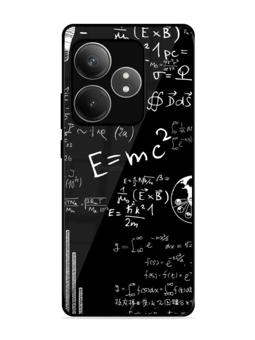 E=Mc2 Mass?Energy Equivalence Glossy Metal Phone Cover for Realme Gt 6T (5G) Zapvi