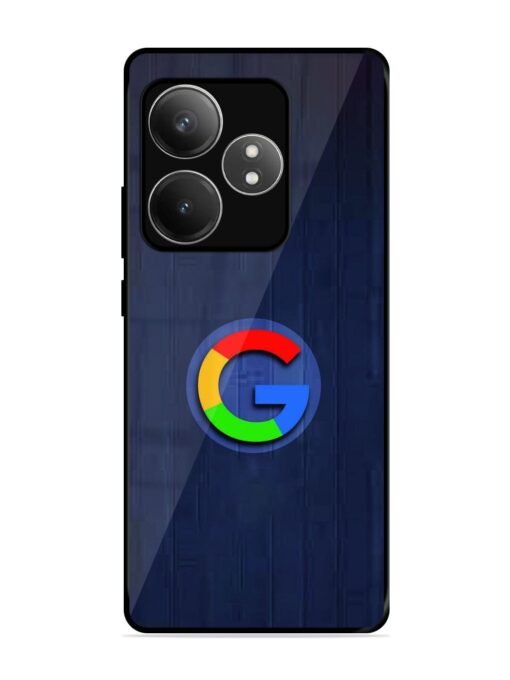 Google Logo Printed Glossy Metal TPU Phone Cover for Realme Gt 6T (5G) Zapvi