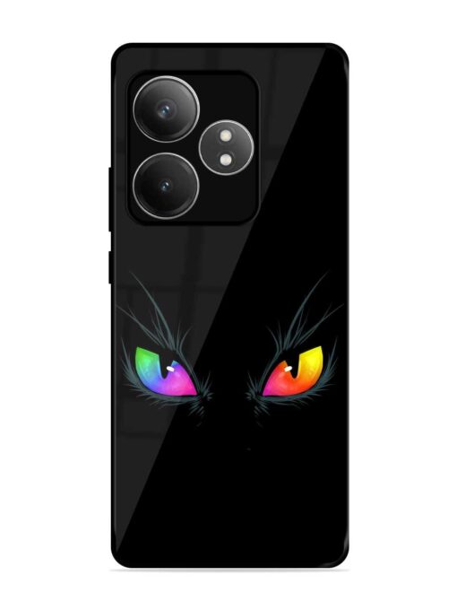 Cat Eyes Glossy Metal Phone Cover for Realme Gt 6T (5G) Zapvi