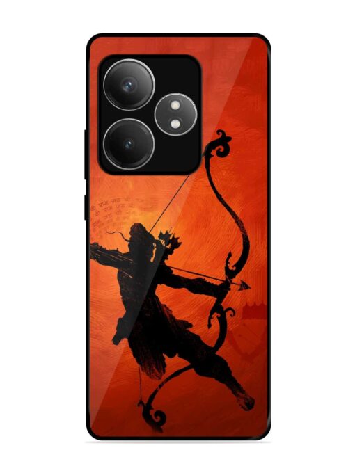 Illustration Lord Rama Glossy Metal Phone Cover for Realme Gt 6T (5G) Zapvi