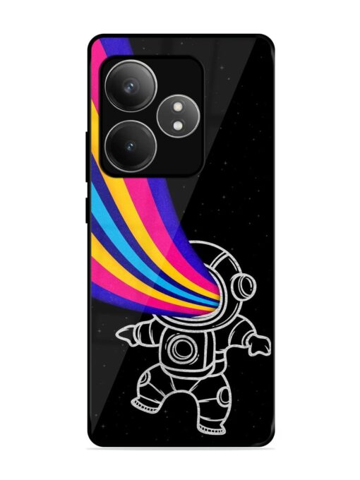 Astronaut Glossy Metal TPU Phone Cover for Realme Gt 6T (5G)