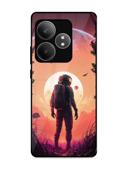 Red Sky At Morning Glossy Metal Phone Cover for Realme Gt 6T (5G) Zapvi