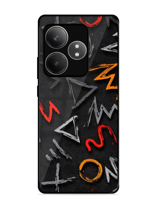 Grungy Graffiti Glossy Metal Phone Cover for Realme Gt 6T (5G) Zapvi