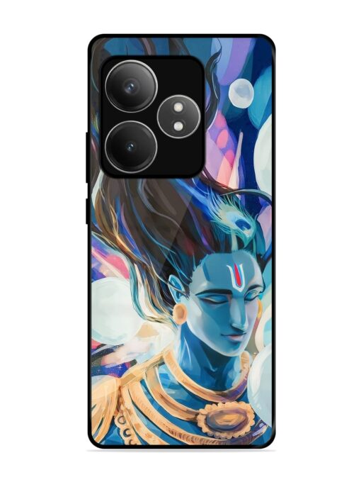 Bhagwan Sri Krishna Glossy Metal Phone Cover for Realme Gt 6T (5G) Zapvi