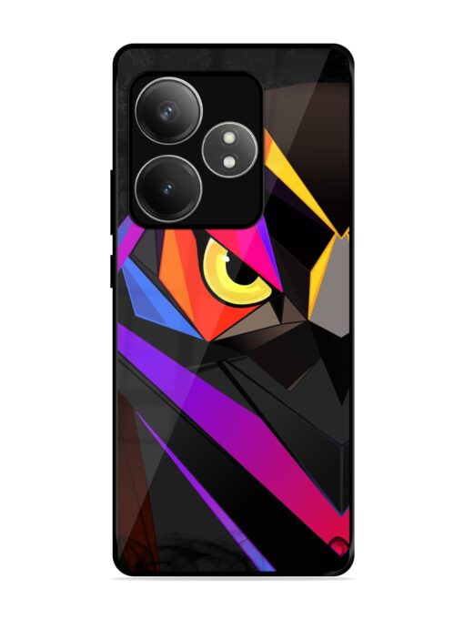 Wpap Owl Glossy Metal Phone Cover for Realme Gt 6T (5G) Zapvi