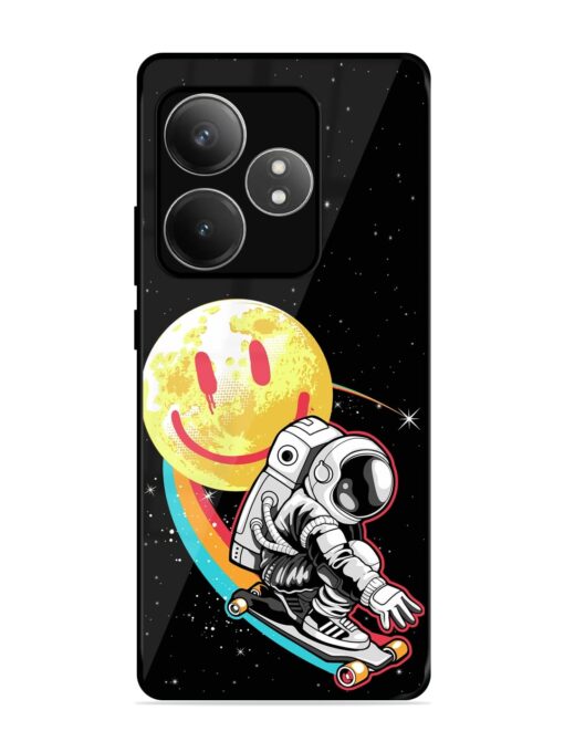 Astronaut Art Glossy Metal Phone Cover for Realme Gt 6T (5G) Zapvi