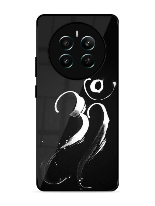 Om Logo Glossy Metal Phone Cover for Realme Narzo 70 (5G) Zapvi