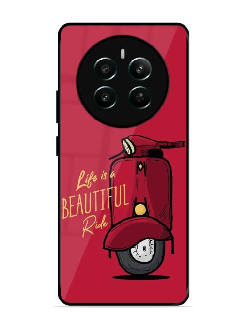 Life Is Beautiful Rides Glossy Metal Phone Cover for Realme Narzo 70 Pro (5G) Zapvi