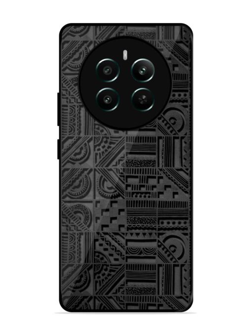 Seamless Pattern Glossy Metal Phone Cover for Realme Narzo 70 Pro (5G)