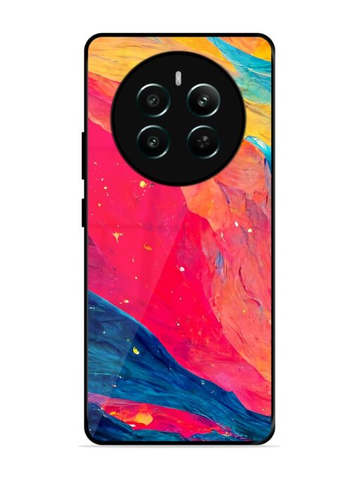 Starry Night Glossy Metal Phone Cover for Realme Narzo 70 Pro (5G) Zapvi