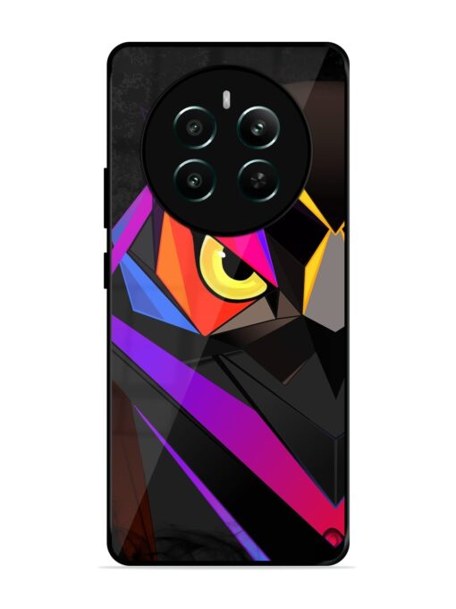 Wpap Owl Glossy Metal Phone Cover for Realme P1 (5G)