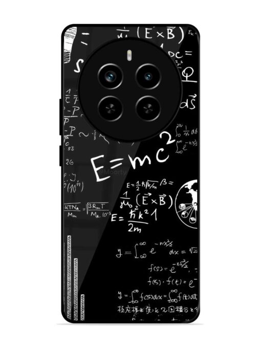 E=Mc2 Mass?Energy Equivalence Glossy Metal Phone Cover for Realme P1 Pro (5G) Zapvi