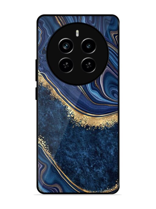 Abstract Background Blue Glossy Metal TPU Phone Cover for Realme P1 Pro (5G) Zapvi