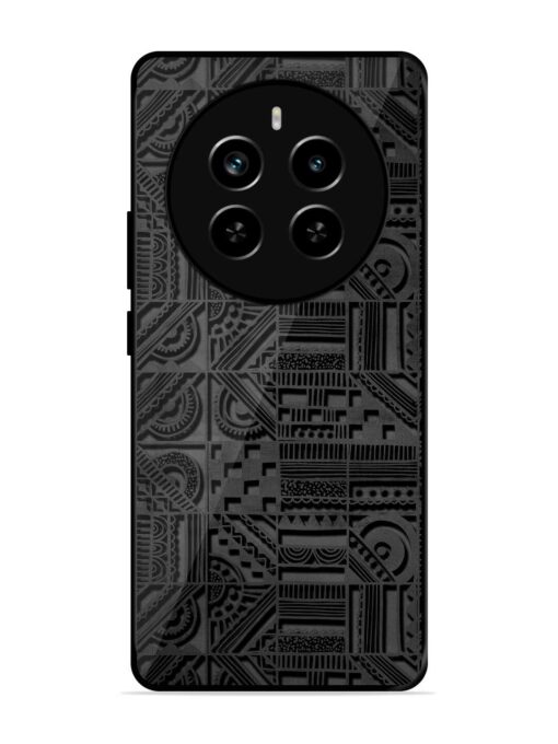 Seamless Pattern Glossy Metal Phone Cover for Realme P1 Pro (5G)