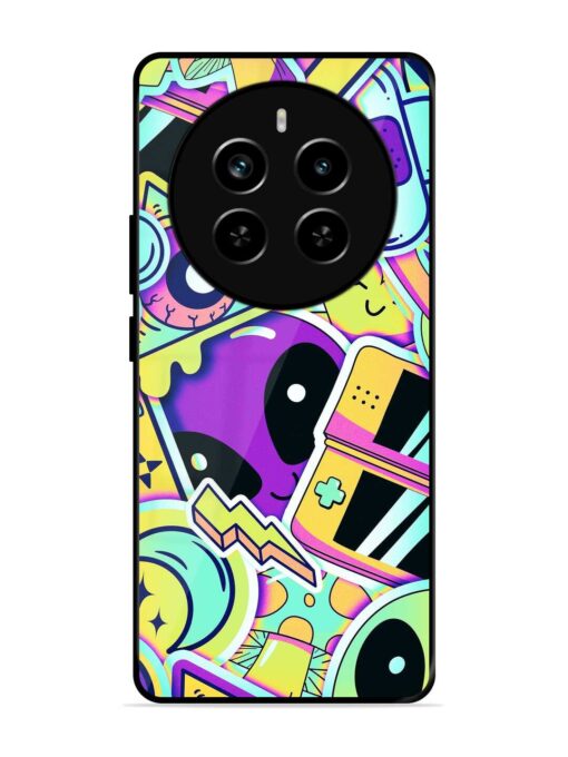 Scratch Art Glossy Metal Phone Cover for Realme P1 Pro (5G) Zapvi