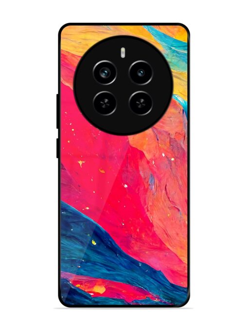 Starry Night Glossy Metal Phone Cover for Realme P1 Pro (5G) Zapvi